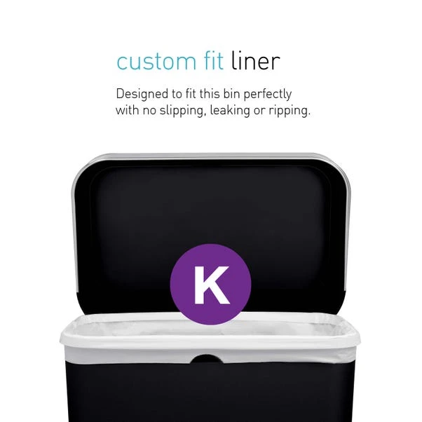 Simplehuman 45 Litre Plastic Pedal Bin With Liner Pocket - Image 14