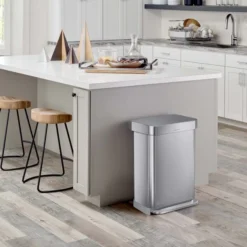 Simplehuman 45 Litre Liner Pocket Bin With Plastic Lid