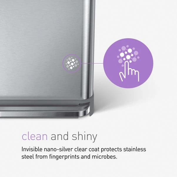 Simplehuman 45 Litre Liner Pocket Bin With Plastic Lid - Image 5