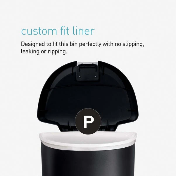 Simplehuman Simple Human 50 Litre Semi-Round Pedal Bin - Image 16
