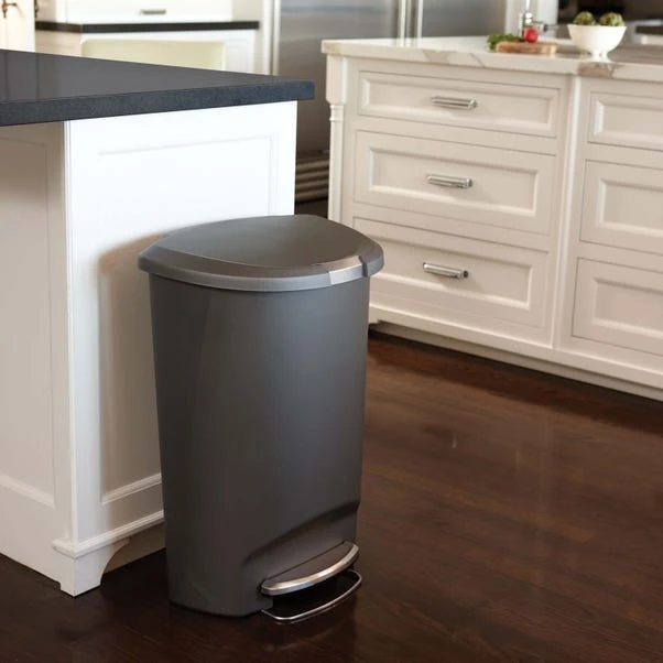 Simplehuman Simple Human 50 Litre Semi-Round Pedal Bin - Image 7