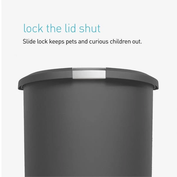 Simplehuman Simple Human 50 Litre Semi-Round Pedal Bin - Image 10