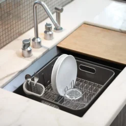 Simplehuman Simple Human Grey Plastic Dishrack