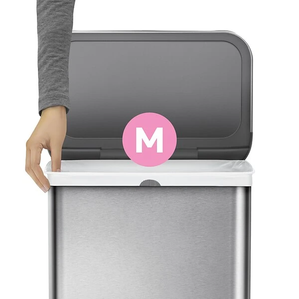 Simplehuman Code M Custom Fit Drawstring Trash Bag Liner, 45 Liter/12 Gallon, 240 Count - Image 3