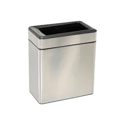 Simplehuman Stainless Steel Open Profile Trash Can, 2-3/5 Gallon