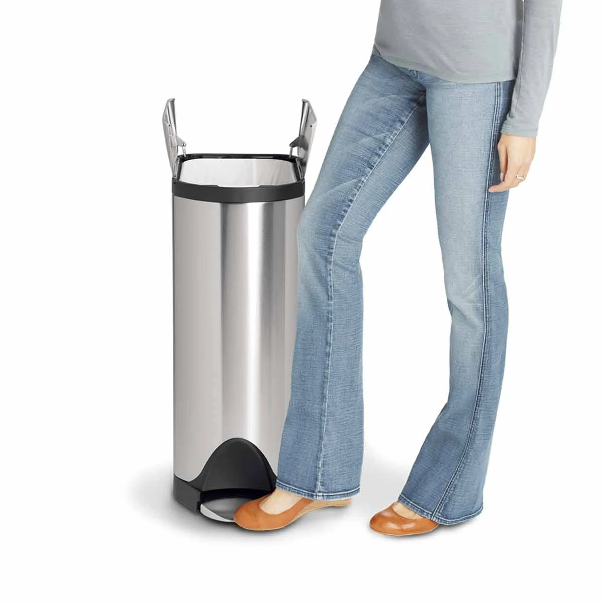 Simplehuman 30L Butterfly Step Can - Image 2