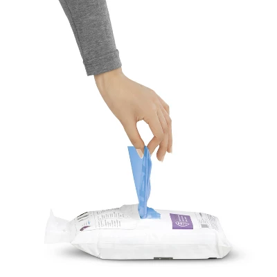 Simplehuman 16-18L 60ct Code V Custom Fit Trash Bags Liner Blue - Image 2