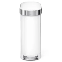 Simplehuman 45L Slim Step Steel Trash Can