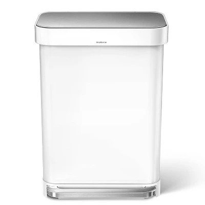 Simplehuman 55L Rectangular Step Trash Can With Liner Pocket - Image 7
