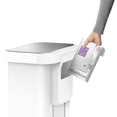 Simplehuman 45L Rectangular Step Trash Can With Liner Pocket - Image 5