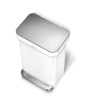 Simplehuman 45L Rectangular Step Trash Can With Liner Pocket - Image 7