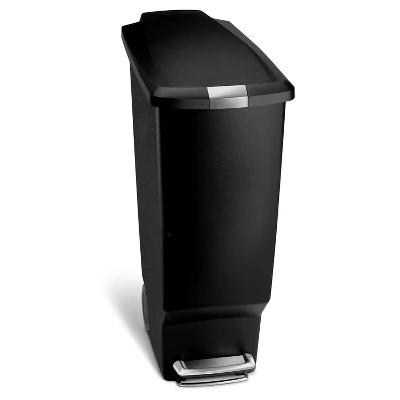 Simplehuman 40L Slim Plastic Step Trash Can - Image 3