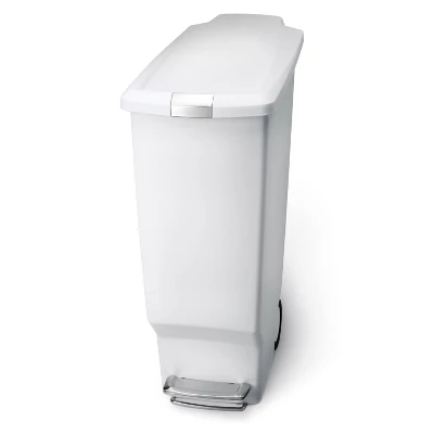 Simplehuman 40L Slim Plastic Step Trash Can - Image 5