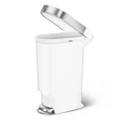 Simplehuman 40L Slim Liner Rim Plastic Step Trash Can