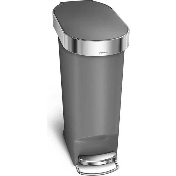 Simplehuman 40L Slim Plastic Pedal Bin
