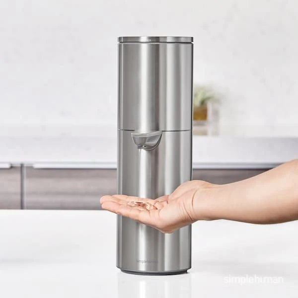 Simplehuman 32 Oz. Sensor Pump Max For Liquid Soap And Hand Sanitizer, Brushed Stainless Steel - Image 4
