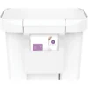 Simplehuman Rectangular Step Trash Can With Liner Pocket, White, 12 Gal. (CW1387)
