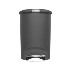 Simplehuman Indoor Step Trash Can, Gray Plastic, 13 Gal. (CW1357)