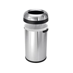 Simplehuman Indoor Trash Can With Lid, Brushed Stainless Steel, 21 Gallon (CW1469)
